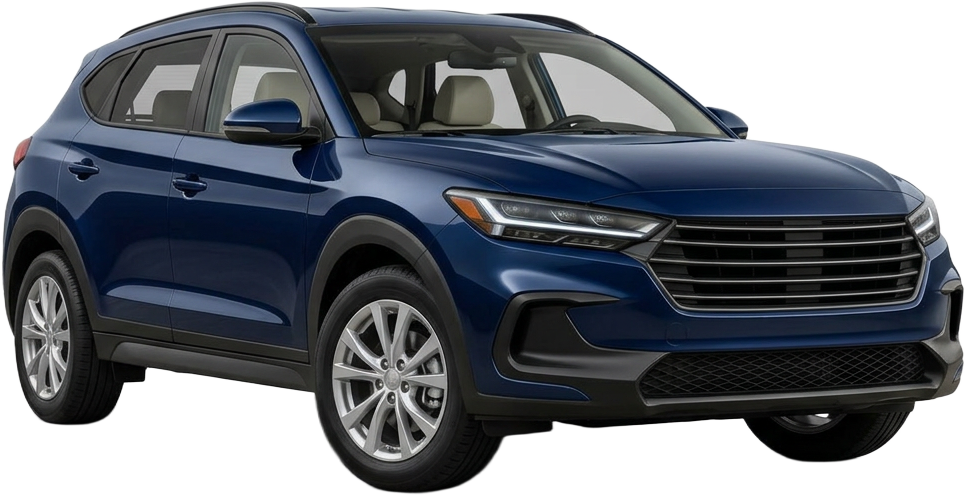 Navy blue SUV